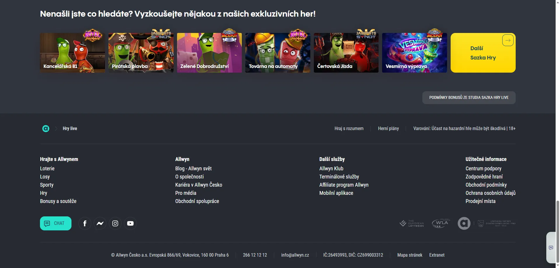 Sazka hry automaty online – výběr slotů a jackpotů