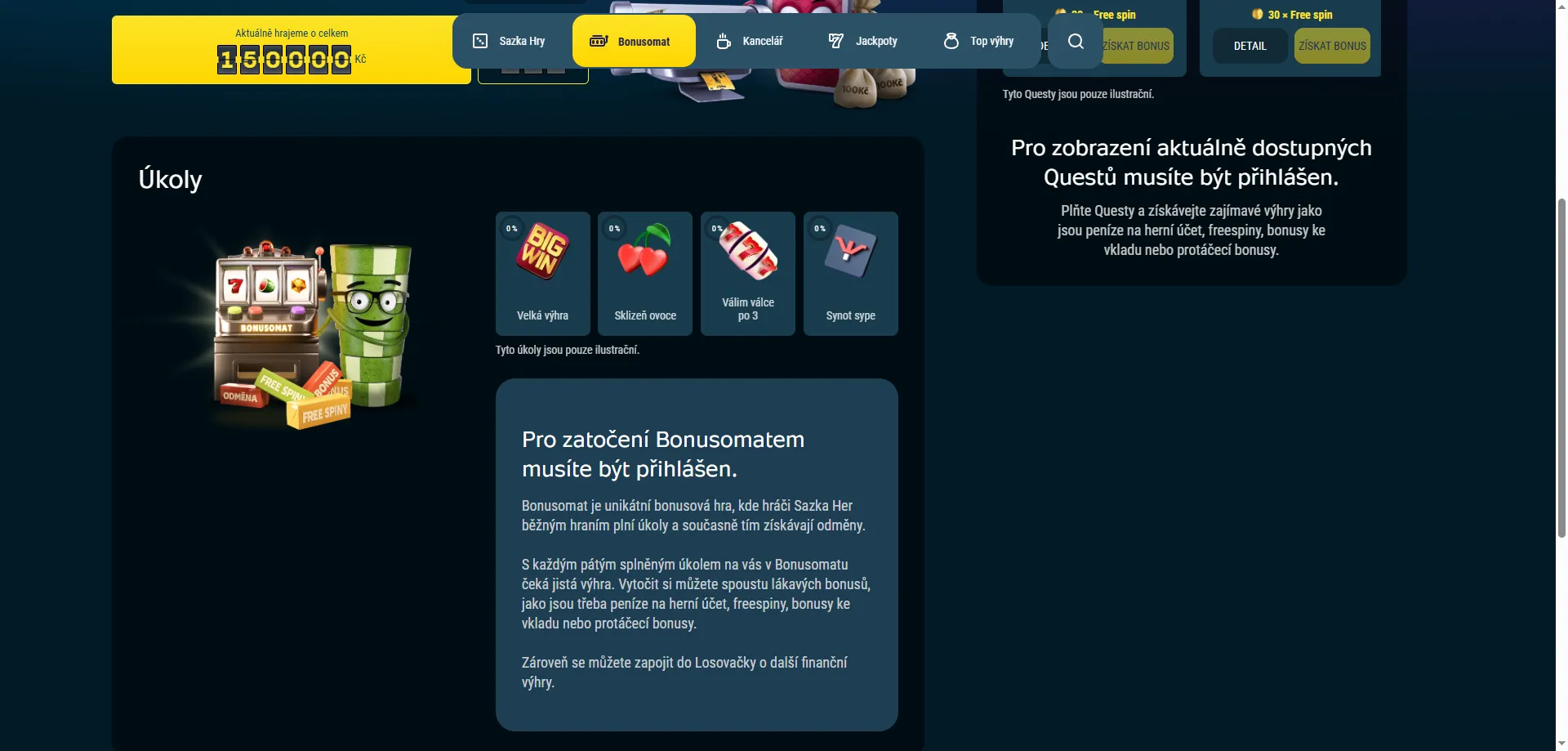 Sazka Casino mobilní bonusy – 700 free spinů a 300 Kč zdarma